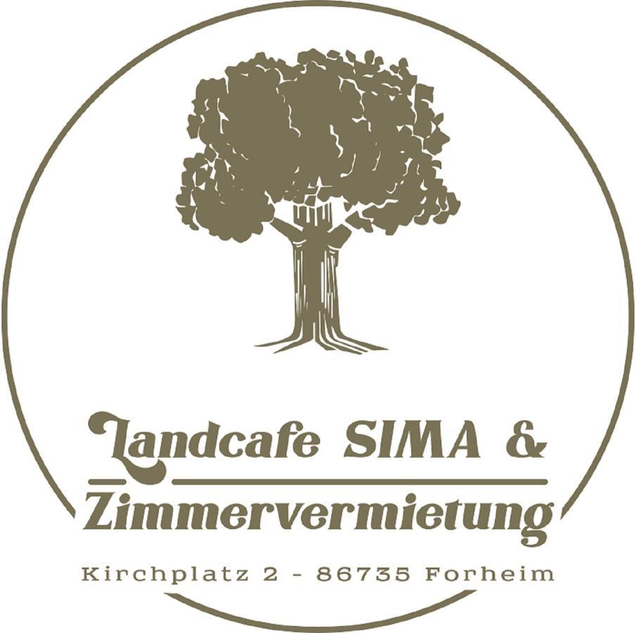 Landcafe Sima & Zimmervermietung Forheim Екстер'єр фото